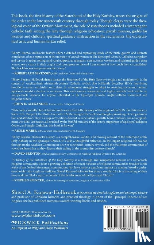 Kujawa-Holbrook, Sheryl A. - A History of the Sisterhood of the Holy Nativity