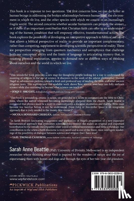 Beattie, Sarah Anne - From Eden to Interstellar Space