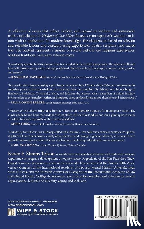  - Wisdom of Our Elders