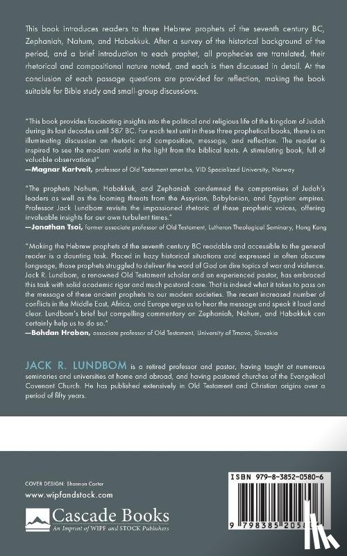 Lundbom, Jack R. - Zephaniah, Nahum, and Habakkuk