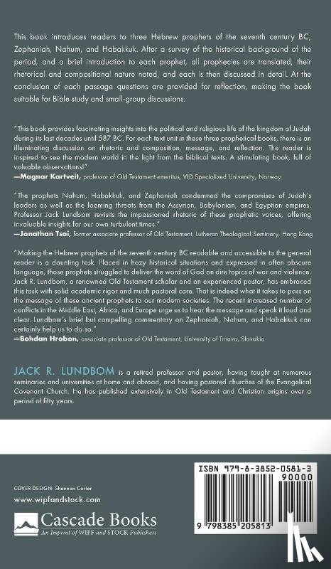 Lundbom, Jack R. - Zephaniah, Nahum, and Habakkuk