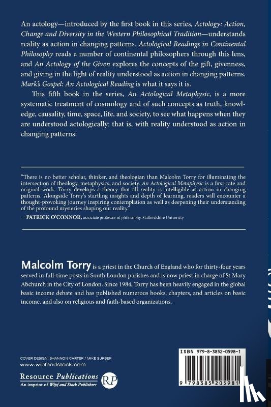 Torry, Malcolm - An Actological Metaphysic