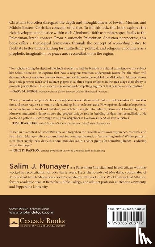 Munayer, Salim J. - Reconciling Justice