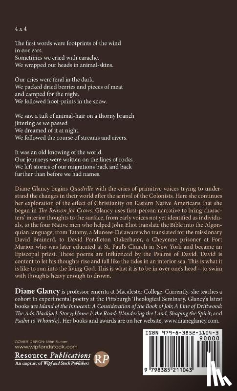 Glancy, Diane - Quadrille