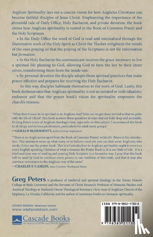 Peters, Greg - Anglican Spirituality