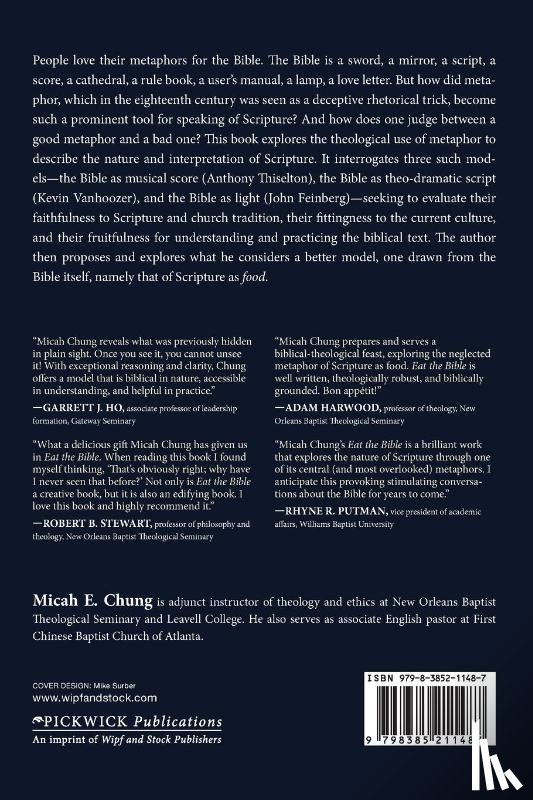 Chung, Micah E. - Eat the Bible