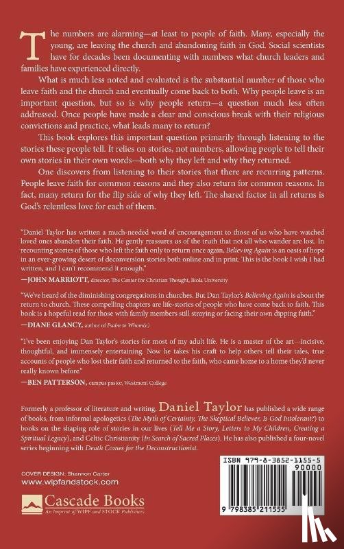 Taylor, Daniel - Believing Again