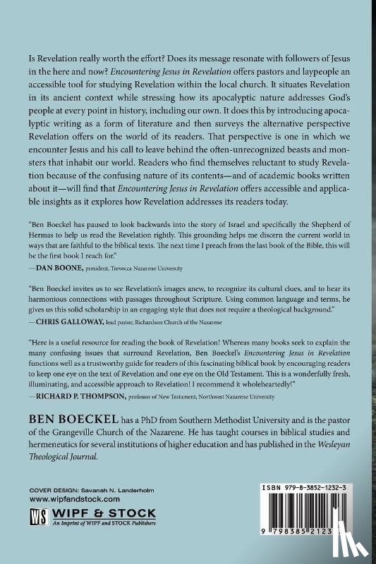 Boeckel, Ben - Encountering Jesus in Revelation