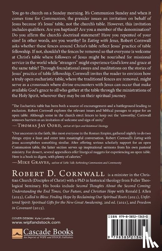 Cornwall, Robert D. - Eating with Jesus