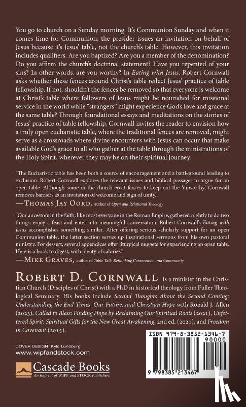 Cornwall, Robert D. - Eating with Jesus