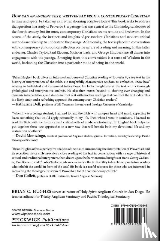 Hughes, Brian C. - Wisdom in the World