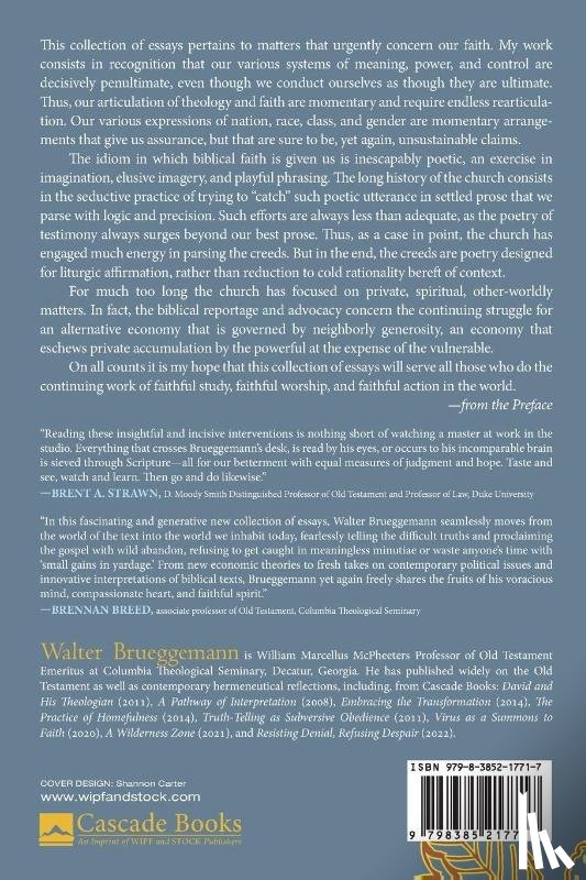 Brueggemann, Walter - Lament That Generates Covenant