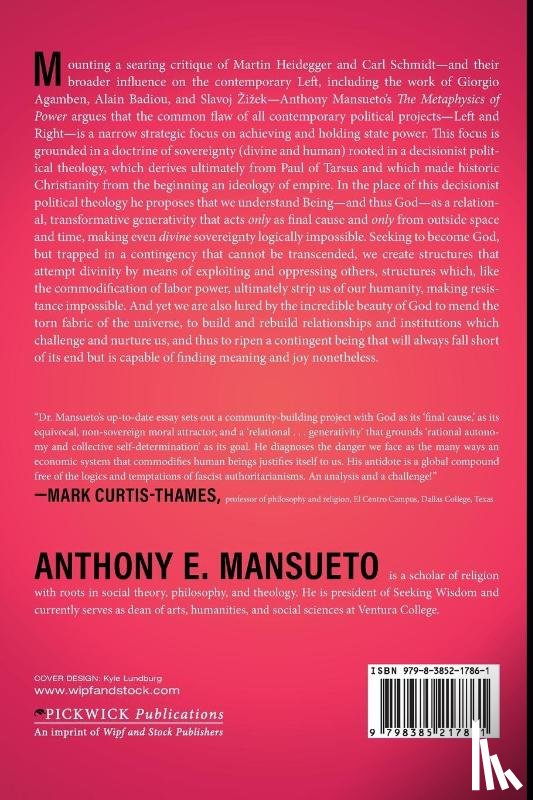 Mansueto, Anthony E. - The Metaphysics of Power