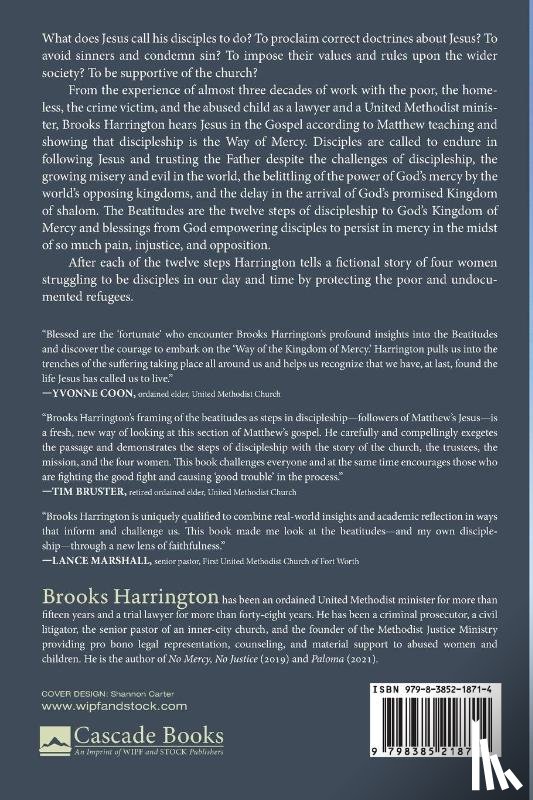 Harrington, Brooks - The Beatitudes, Discipleship, and the Justice of God