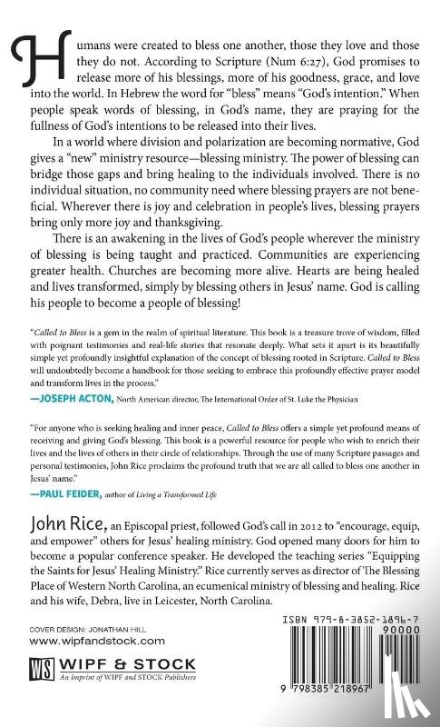 Rice, John - Called to Bless