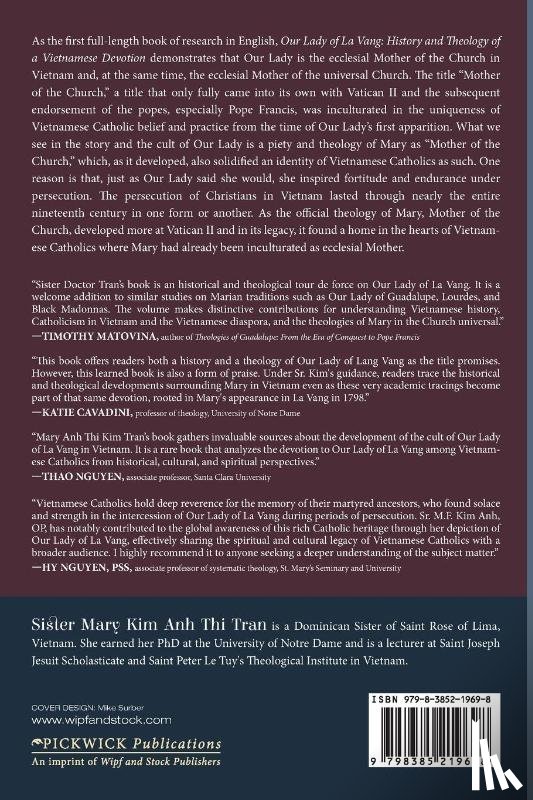 Tran, Mary Anh Thi Kim - Our Lady of La Vang