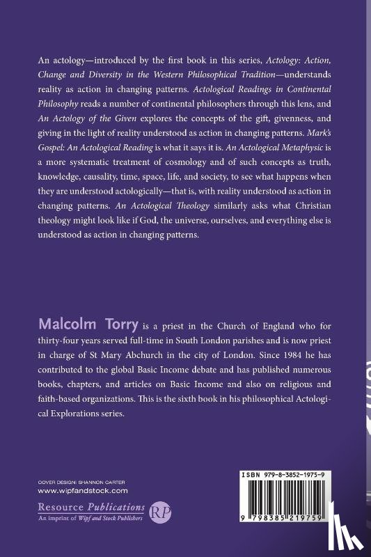 Torry, Malcolm - An Actological Theology