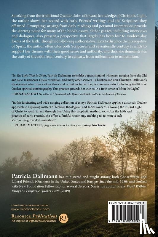 Dallmann, Patricia - The Light That Is Given