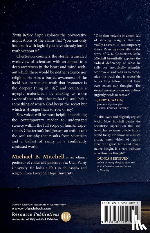 Mitchell, Mike - Truth before Logic