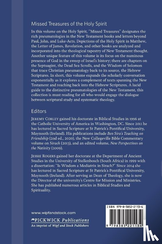  - Missed Treasures of the Holy Spirit