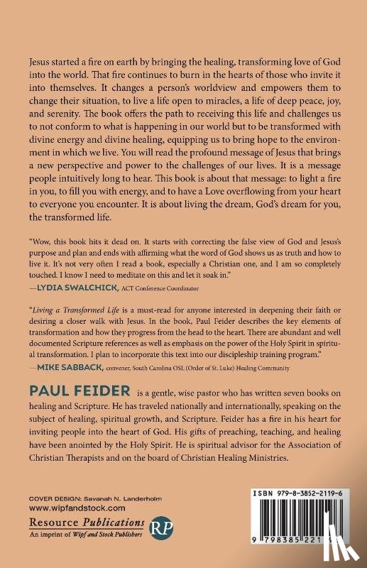 Feider, Paul - Living a Transformed Life