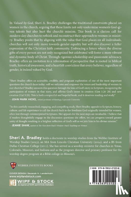 Bradley, Sheri A. - Valued by God