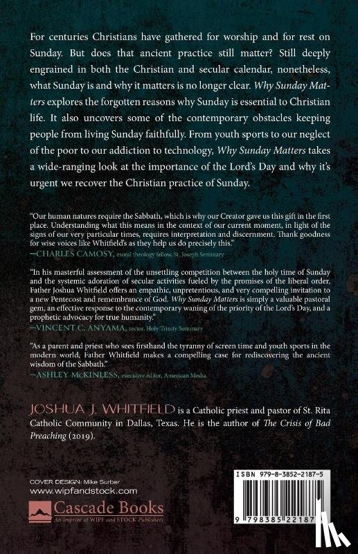 Whitfield, Joshua J. - Why Sunday Matters