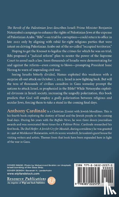 Cardinale, Anthony - The Revolt of the Palestinian Jews