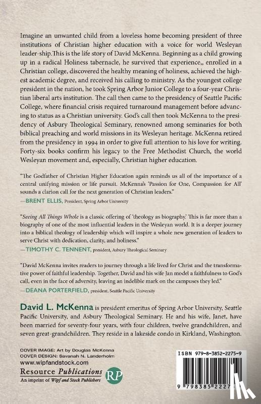 Mckenna, David L. - Seeing All Things Whole