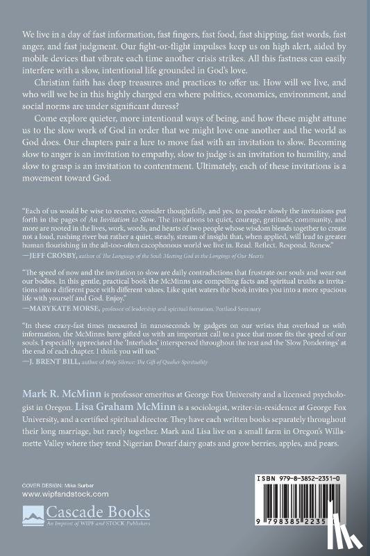 Mcminn, Mark R., Graham McMinn, Lisa - An Invitation to Slow