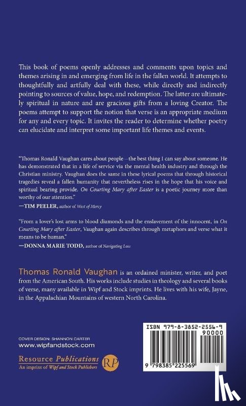 Vaughan, Thomas Ronald - On Courting Mary after Easter