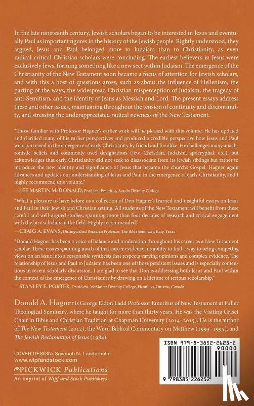 Hagner, Donald A. - Jesus and Paul in the Context of Judaism and Early Christianity