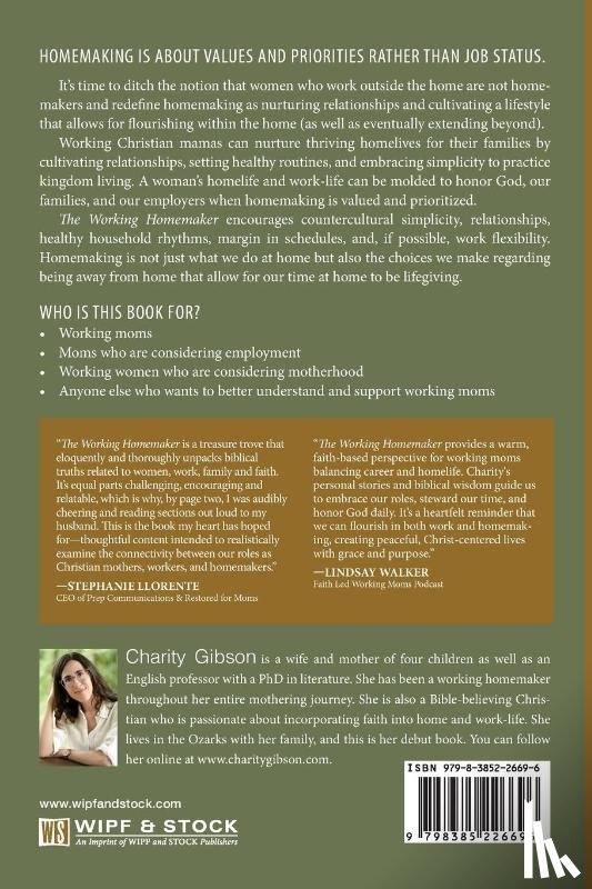 Gibson, Charity - The Working Homemaker