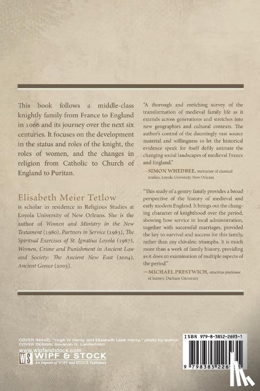 Tetlow, Elisabeth Meier - The Journey of a Knightly Family