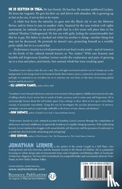 Lerner, Jonathan - Performance Anxiety