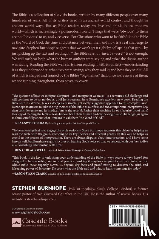 Burnhope, Stephen - Burnhope, S: Reading the Bible with Its Writers