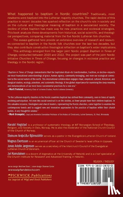  - Baptism in Times of Change