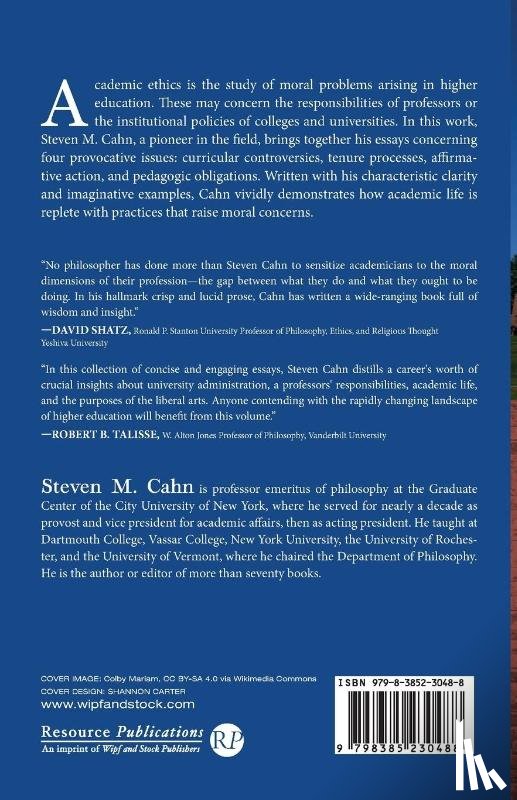 Cahn, Steven M. - Exploring Academic Ethics