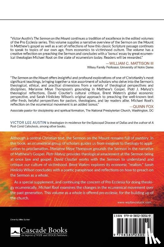  - The Sermon on the Mount