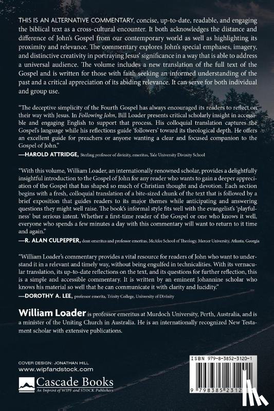 Loader, William - Following John