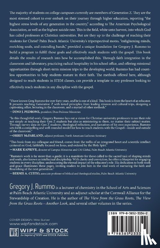 Rummo, Gregory J. - Reaching Gen Z with the Gospel in the College Classroom