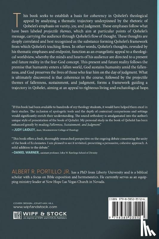 Portillo, Albert R. Jr. - Fallenness, Sustainment, and Judgment