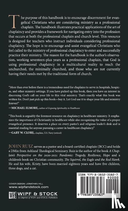 Ruiz, John - A Handbook of Discernment for Evangelical Christians Considering Ministry as a Professional Chaplain