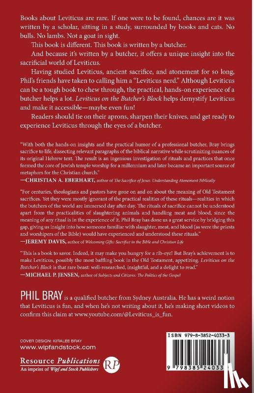 Bray, Phil - Leviticus on the Butcher's Block