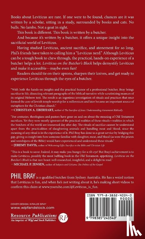 Bray, Phil - Leviticus on the Butcher's Block