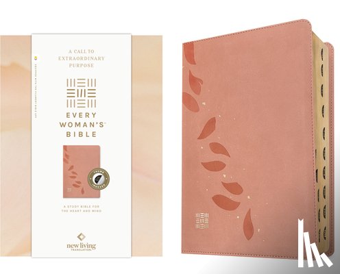Tyndale - NLT Every Woman's Bible, Filament Enabled (LeatherLike, Pink Petals, Indexed, Red Letter)