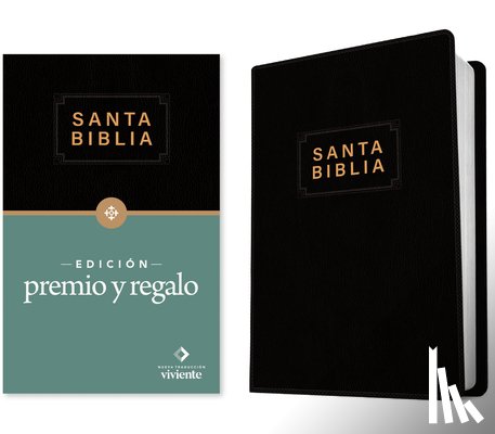 Tyndale House Publishers - Santa Biblia NTV, Edicion premio y regalo (ViniPiel, Negro, Letra Roja)