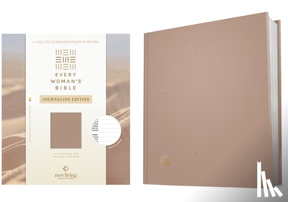 Translation, New Living - NLT Every Woman's Bible, Journaling Edition, Filament Enabled (Hardcover, Sand, Red Letter)