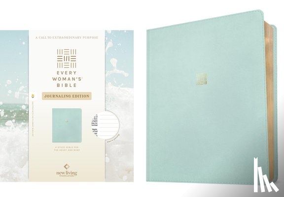 Translation, New Living - NLT Every Woman's Bible, Journaling Edition, Filament Enabled (LeatherLike, Seafoam Blue, Red Letter)
