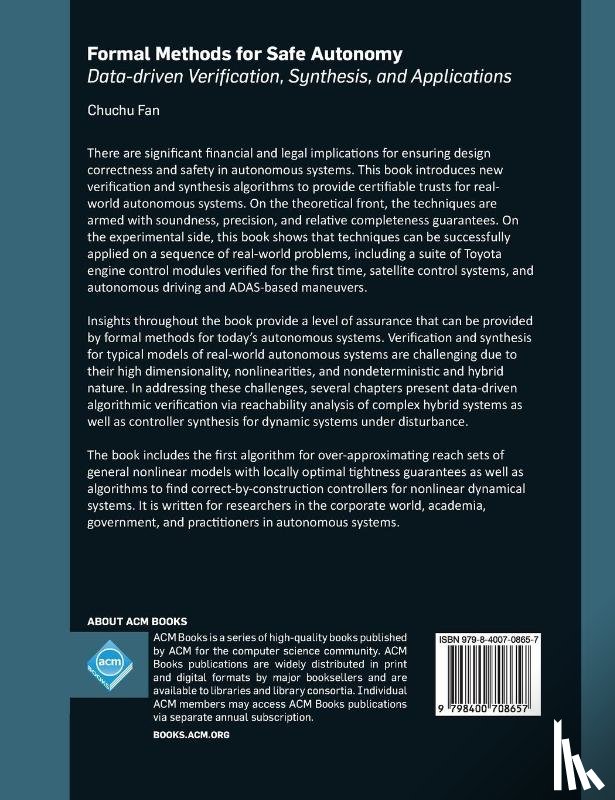 Fan, Chuchu - Formal Methods for Safe Autonomy